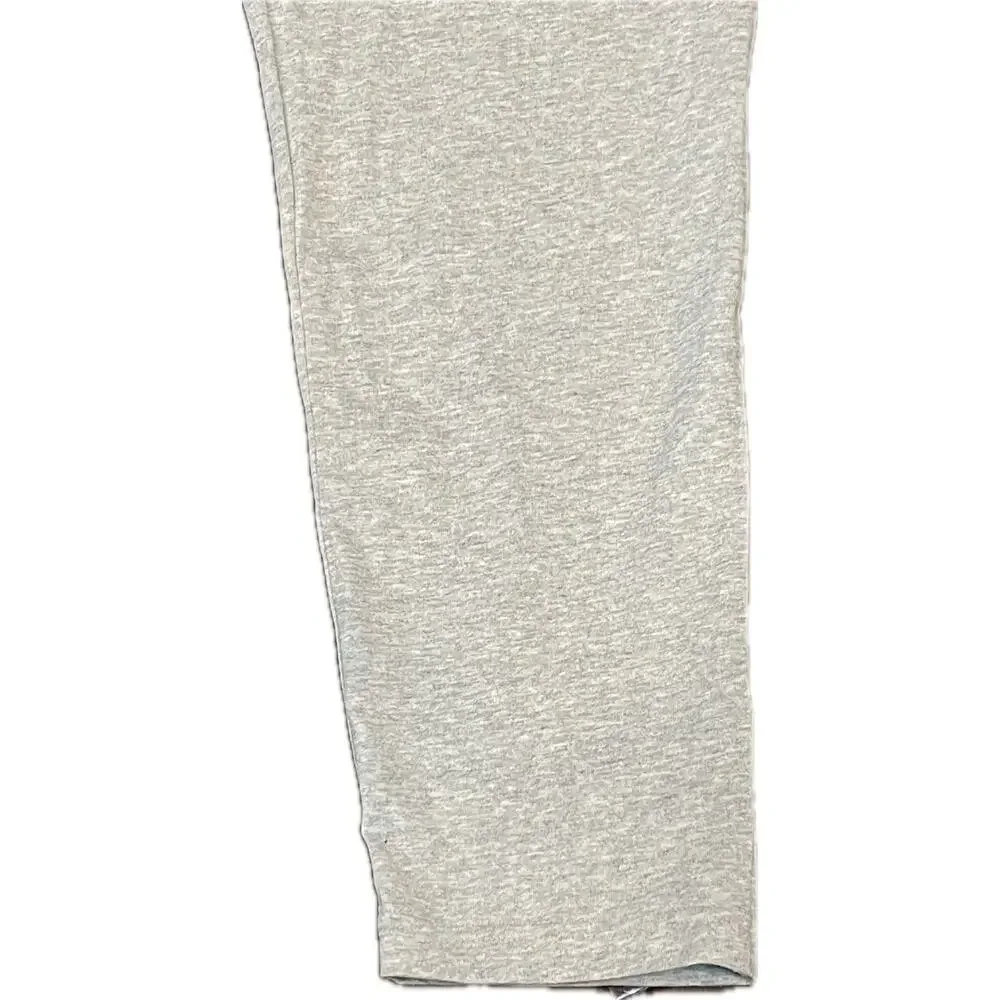 Mens Gray Joggers Adidas Size Large Heather Gray Jersey Light Weight - Picture 8 of 14